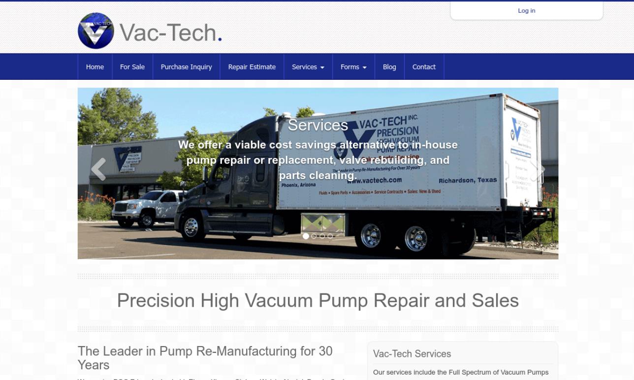 VacTech, Inc. Vacuum Pump Manufacturers