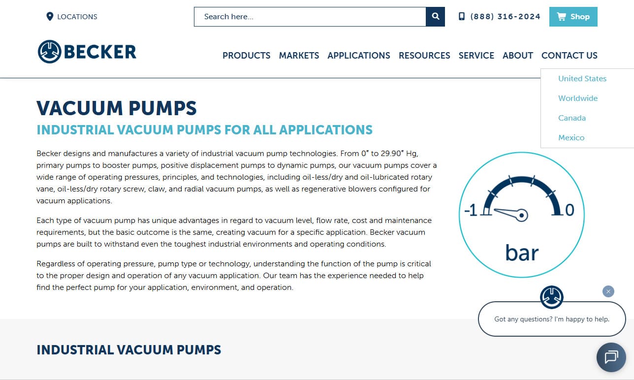 Becker Pumps Corporation Becker Pumps Corporation