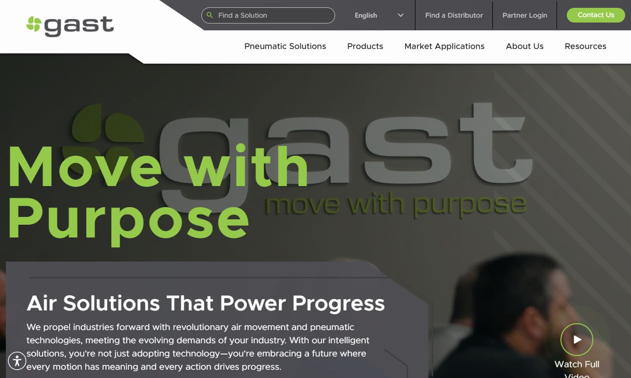 Gast Manufacturing Inc. Gast Manufacturing Inc.